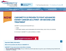 Tablet Screenshot of cabometyx.com